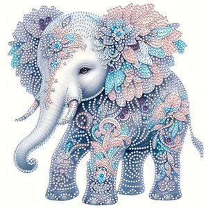 Full Drill 5D Diamond Painting Kit - NEW 7.87 in L x 7.87 in W